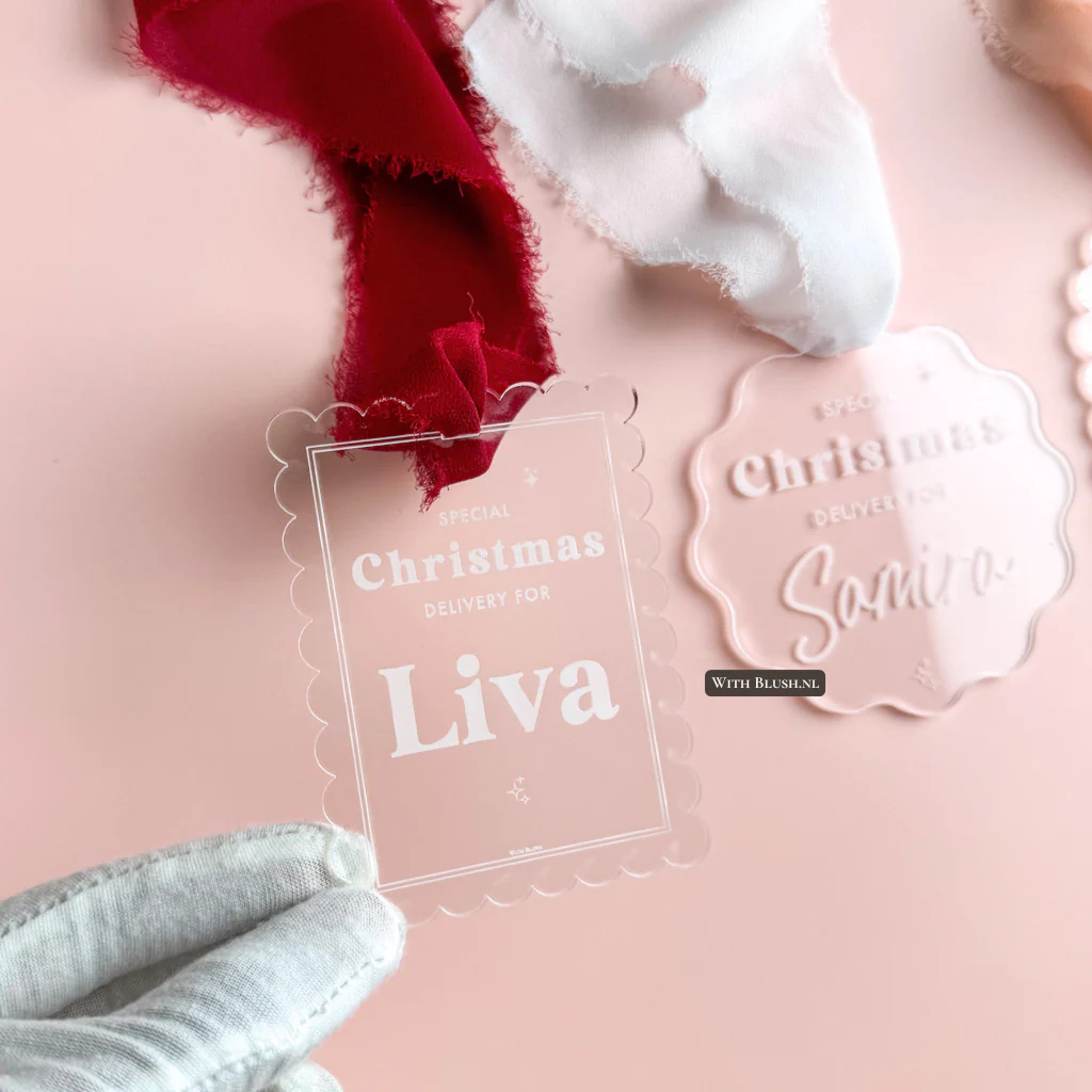 Kerstzak Label | Special Christmas Delivery For