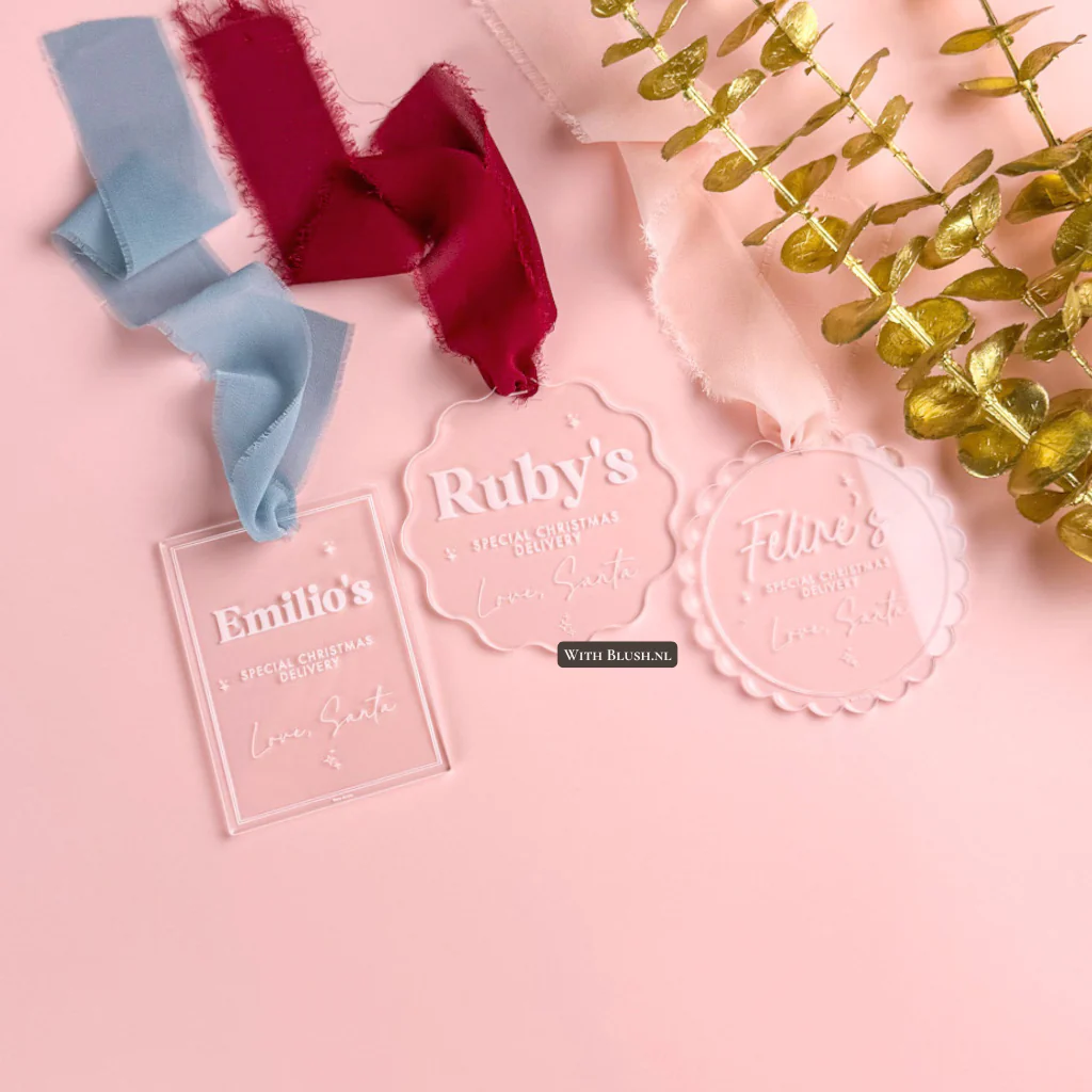 Kerstzak Label | Special Christmas Delivery - Love, Santa